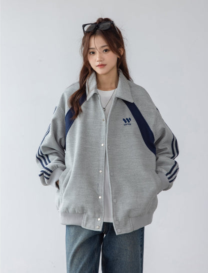 CATTEE Vintage Baseball Jacket