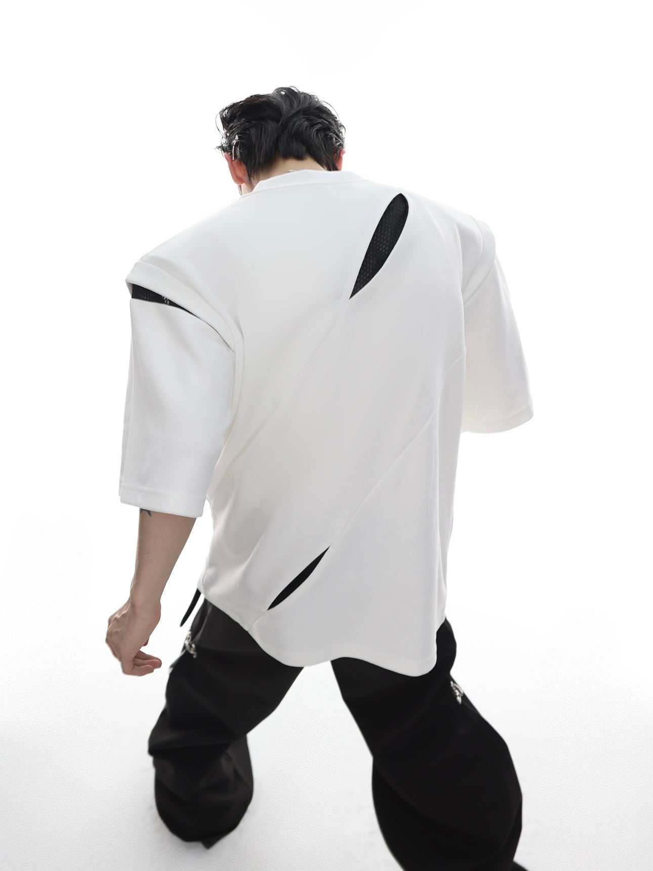 ArguE CulturE Deconstructed Split Patchwork Tee