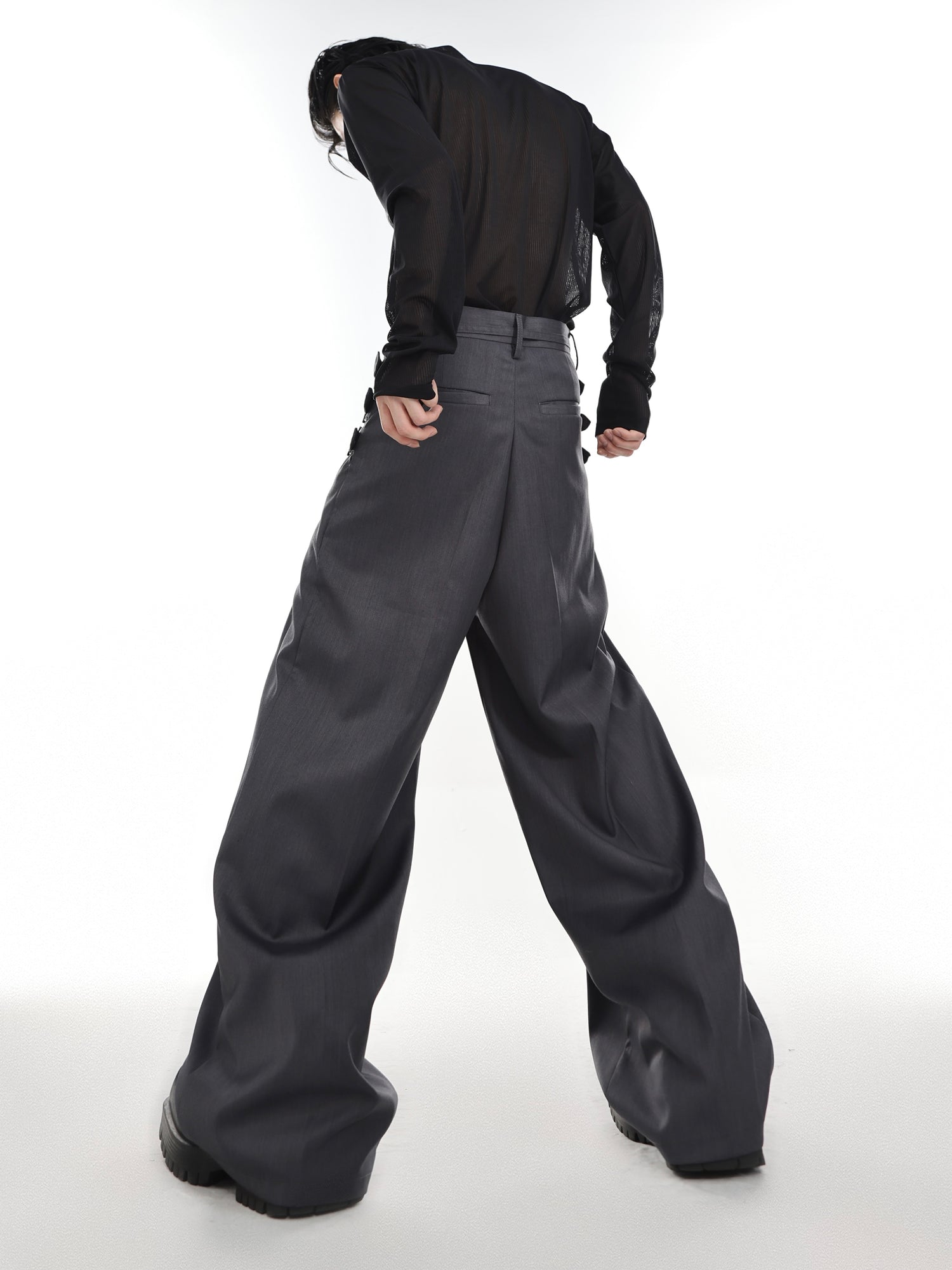 ArguE CulturE Metal Belt Trim Trousers