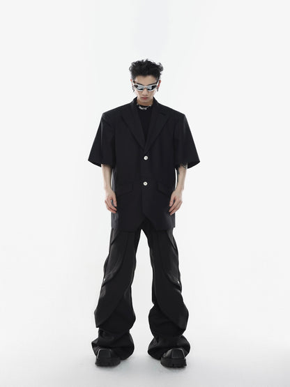 ArguE CulturE Deconstructed Slim Flared Trouser Black