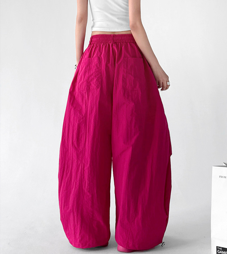 Dopamine Wide-Leg Parachute Pants - CT785
