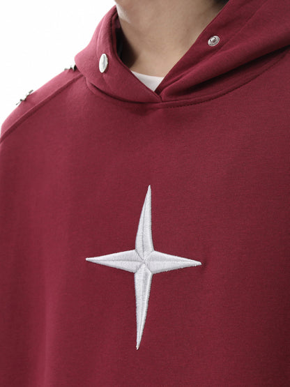 CT Star Logo Embroidered Hoodie