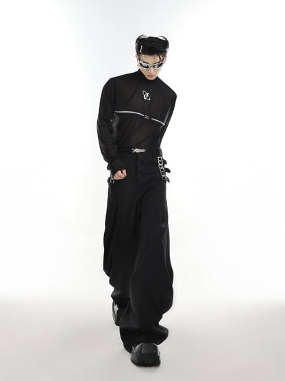 ArguE CulturE Metal Belt Trim Trousers