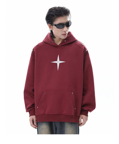 CT Star Logo Embroidered Hoodie