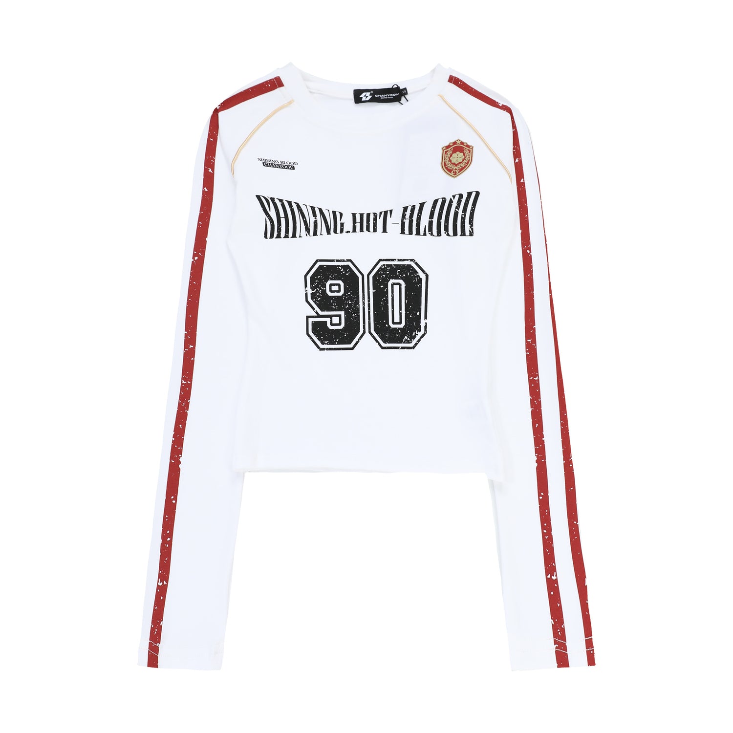 Retro Sports Jersey Long Sleeve Tee