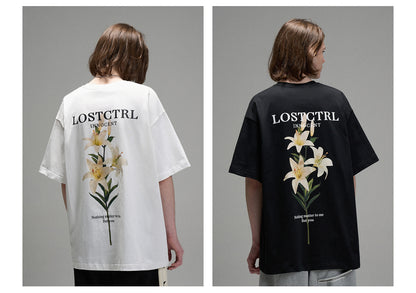 LOSTCTRL Lily Printing Tee