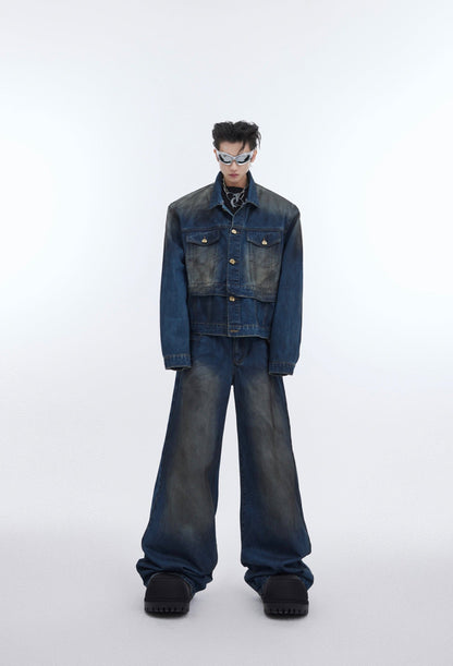 Deconstructed Double-Layer Denim