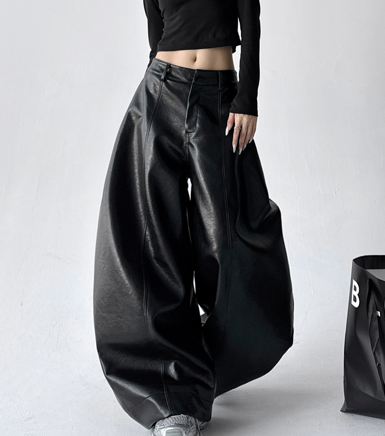 Vintage Faux Leather PU Trousers Secondary image