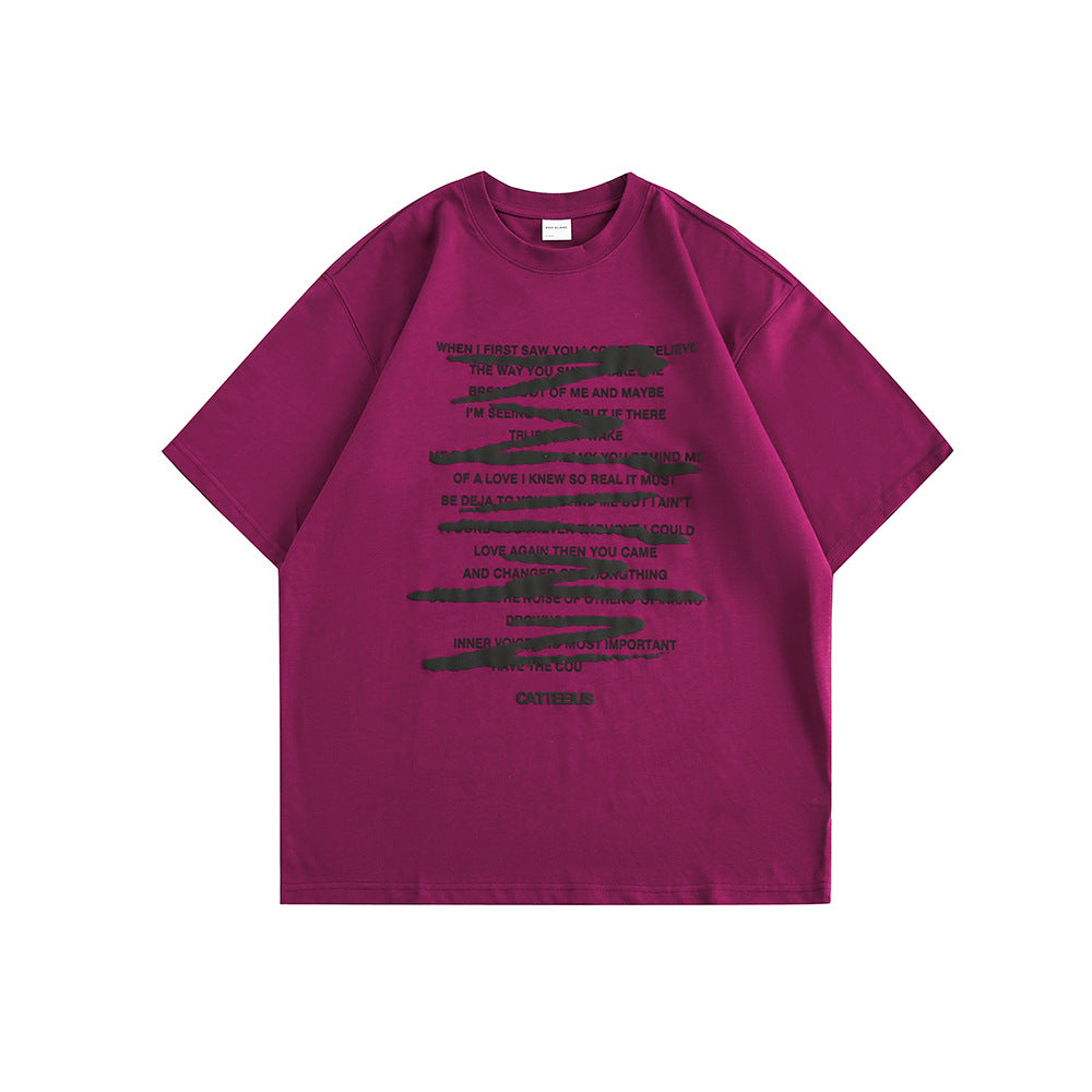 CATTEE Graffiti Letter Print Tee