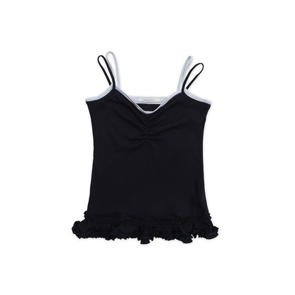 Double-layered Ruffle Camisole