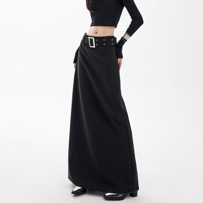 High-Waisted A-Line Skirt