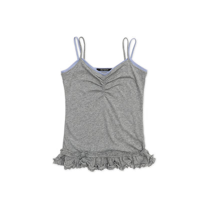 Double-layered Ruffle Camisole