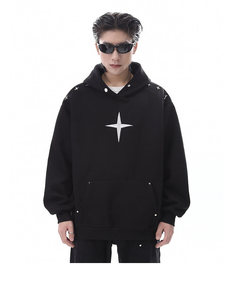 CT Star Logo Embroidered Hoodie