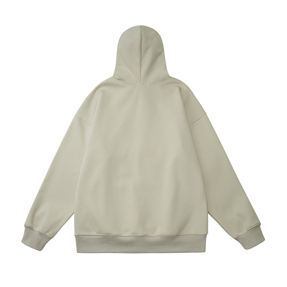 TEDKHT Letter Puff Print Hoodie