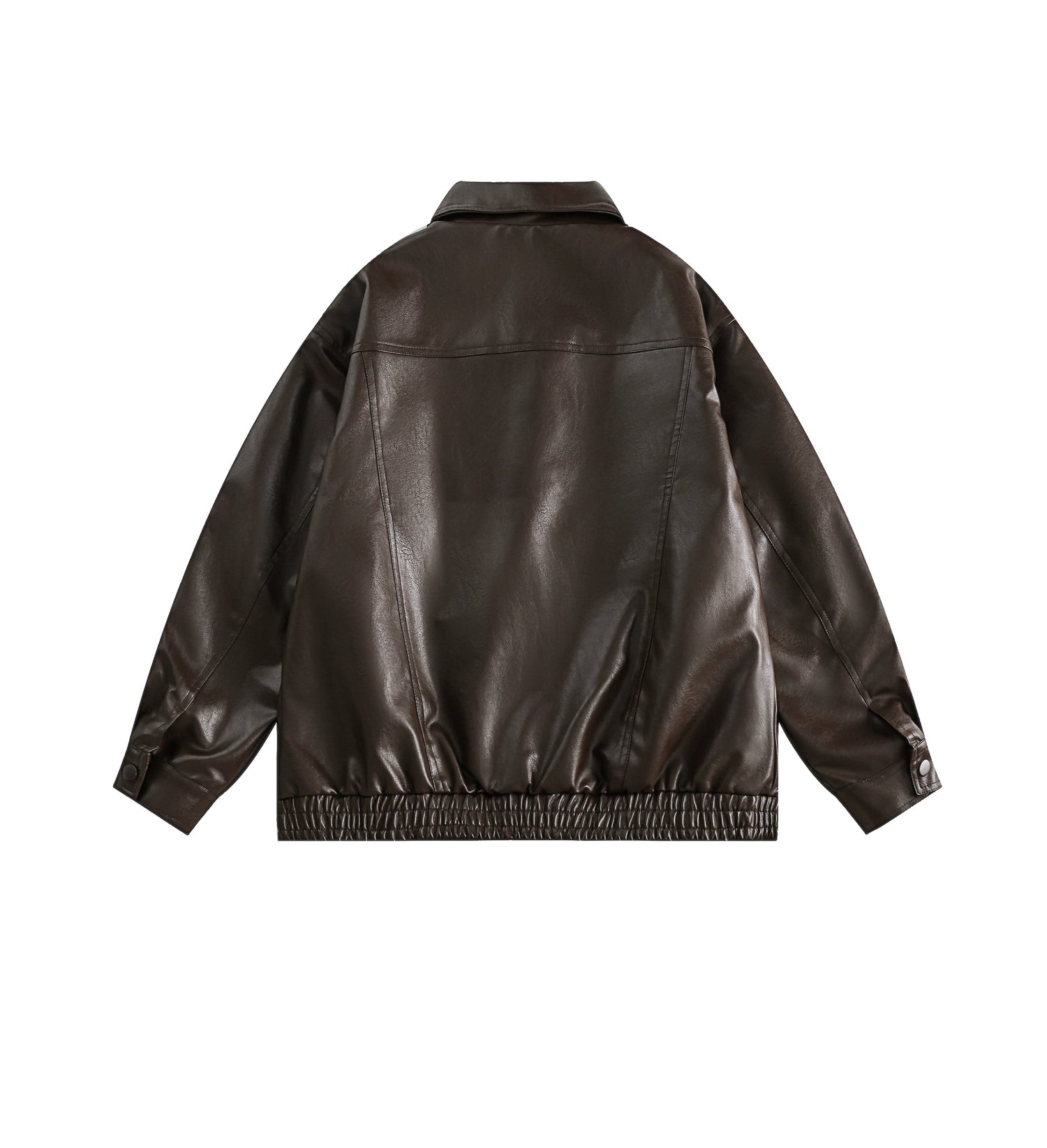 CATTEE Retro motorcycle Lapel Leather Jacket