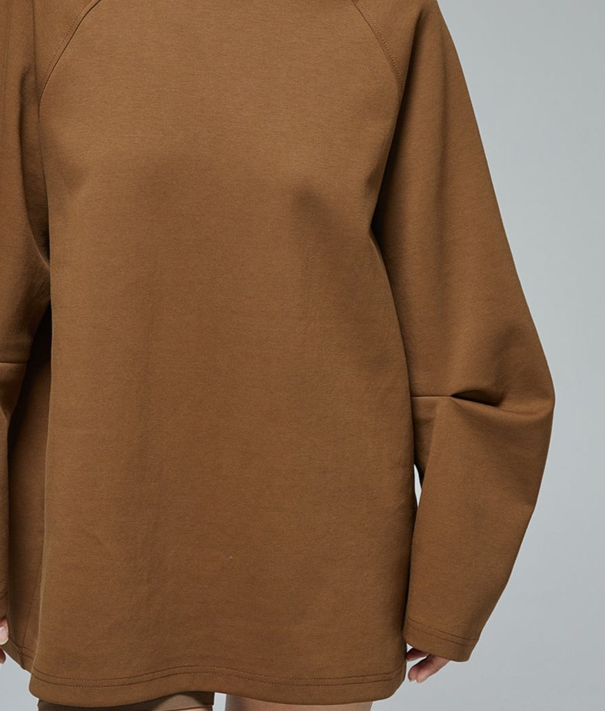 Horned Sleeve Design Long Sleeve Sweatshirt