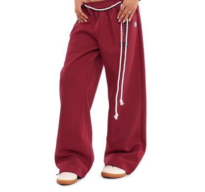 Vintage Drawstring Jogger Pants