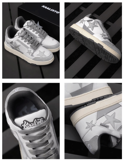 KAALIXTO Gray Star Sneakers