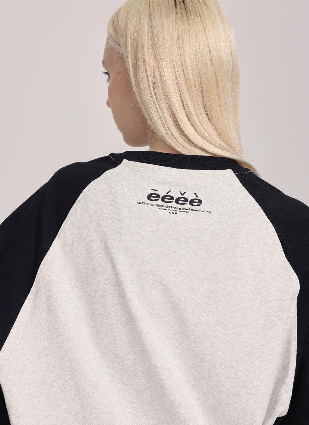 Spoof Brand Letter Print Sweatshirt