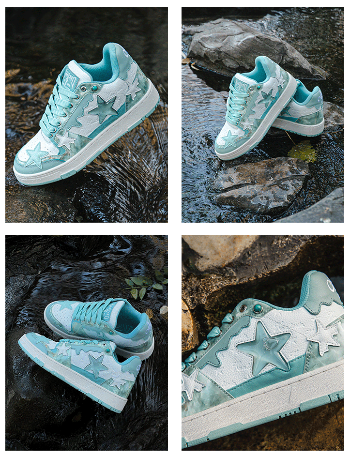 KAALIXTO Blue Star Sneakers