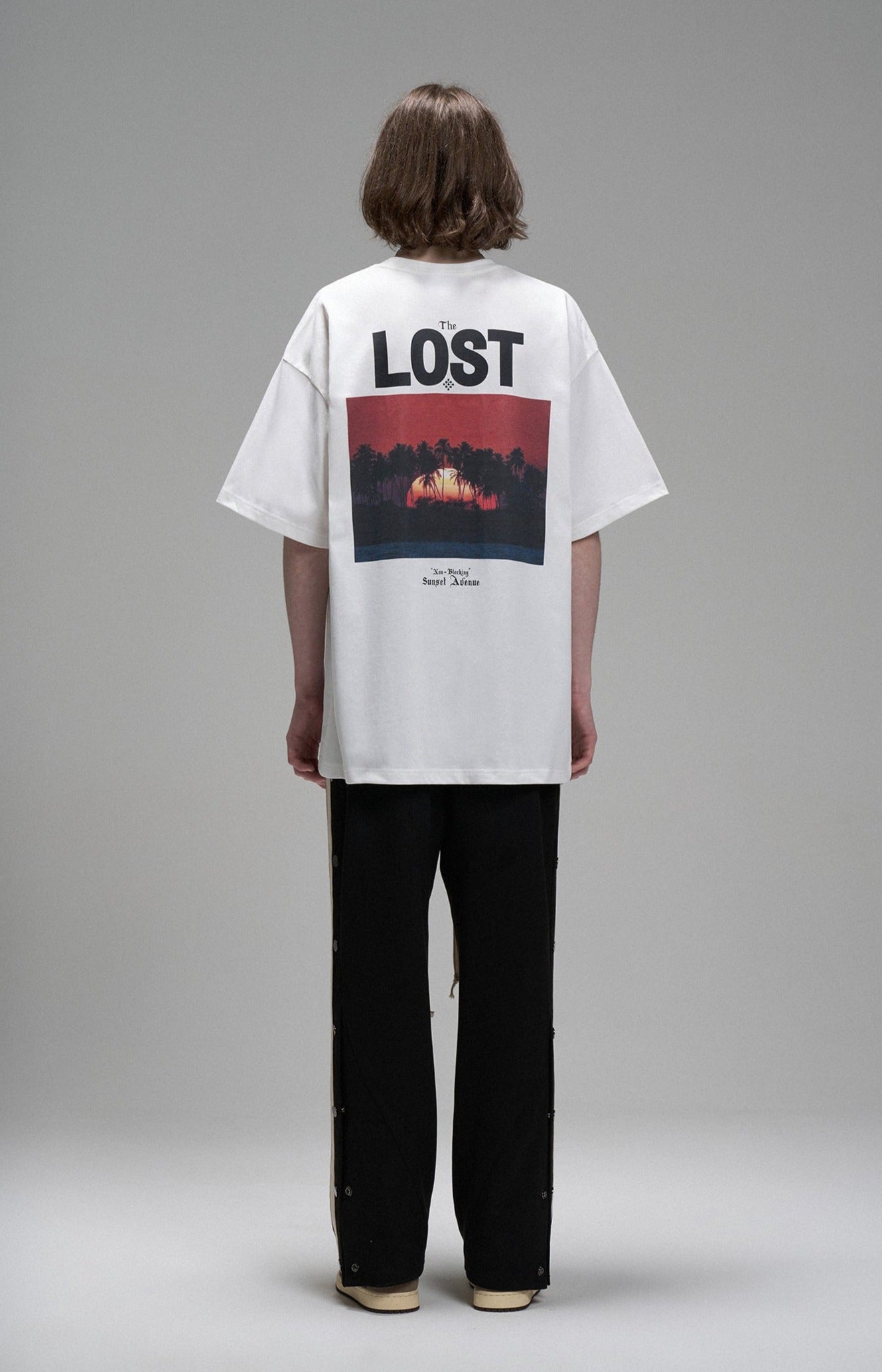 LOSTCTRL Island Printing Vintage Tee