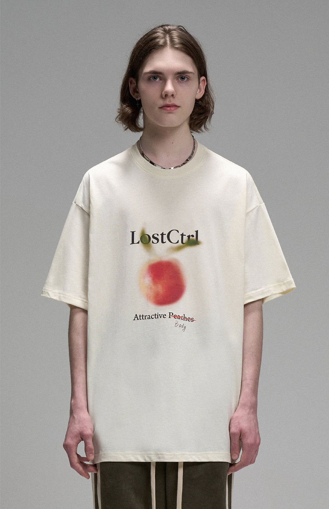 LOSTCTRL A Peach Print Tee