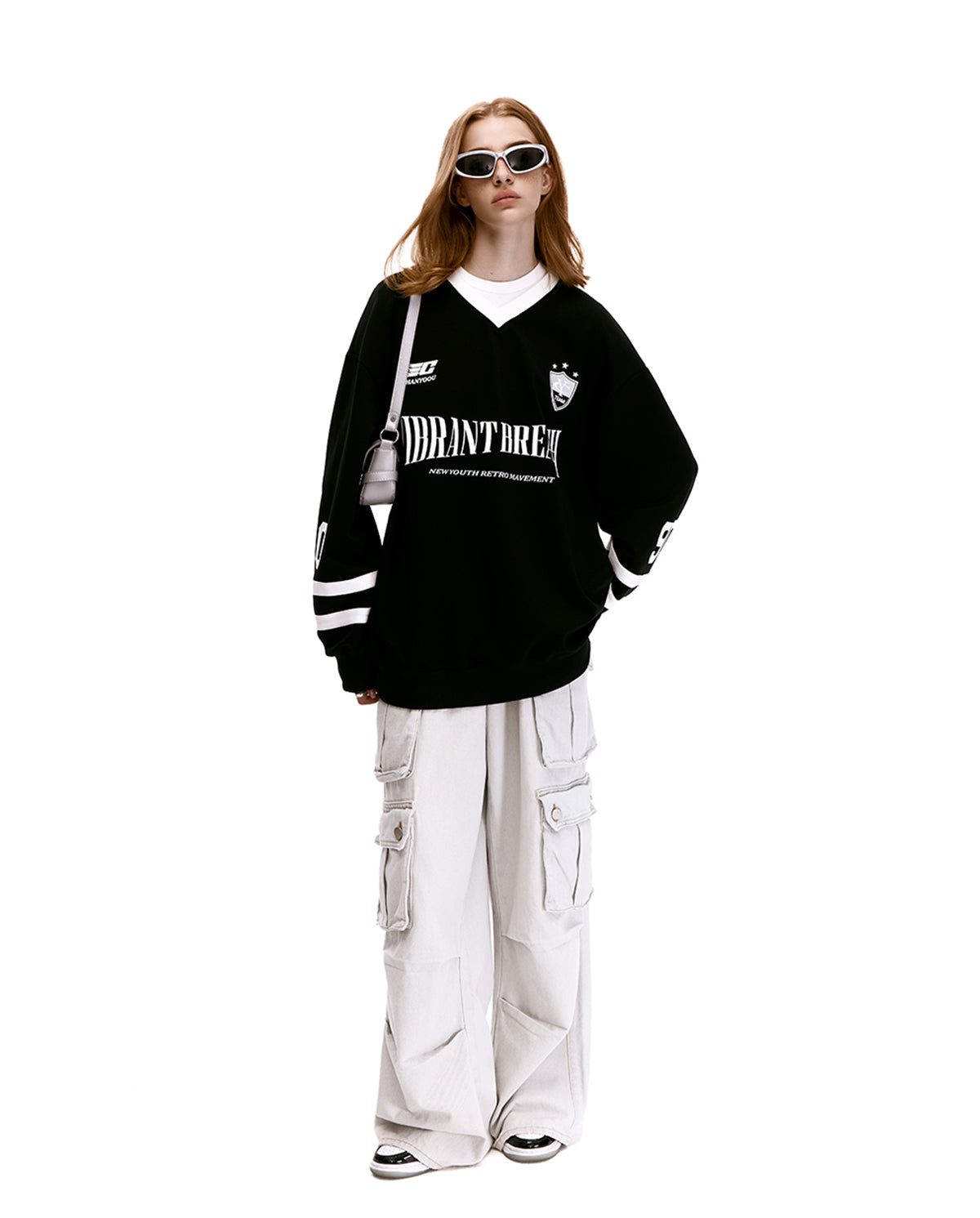 Oversized Blokette Glick Athletic Jersey Shirt