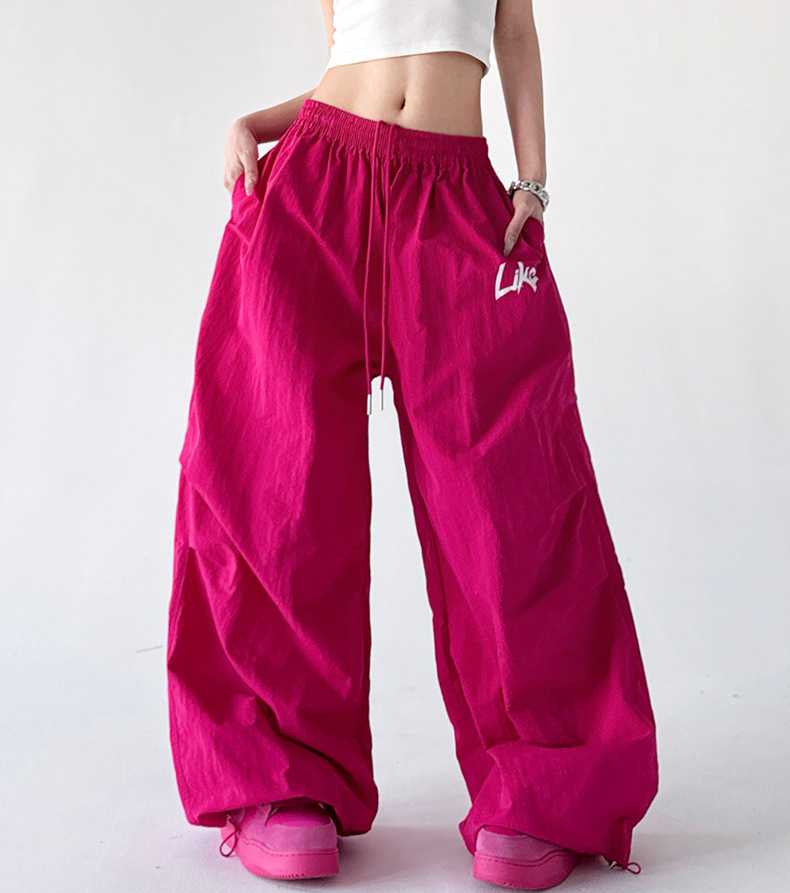 Like Print Parachute Wide-Leg Pants – CT190 Main image