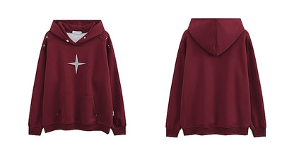 CT Star Logo Embroidered Hoodie