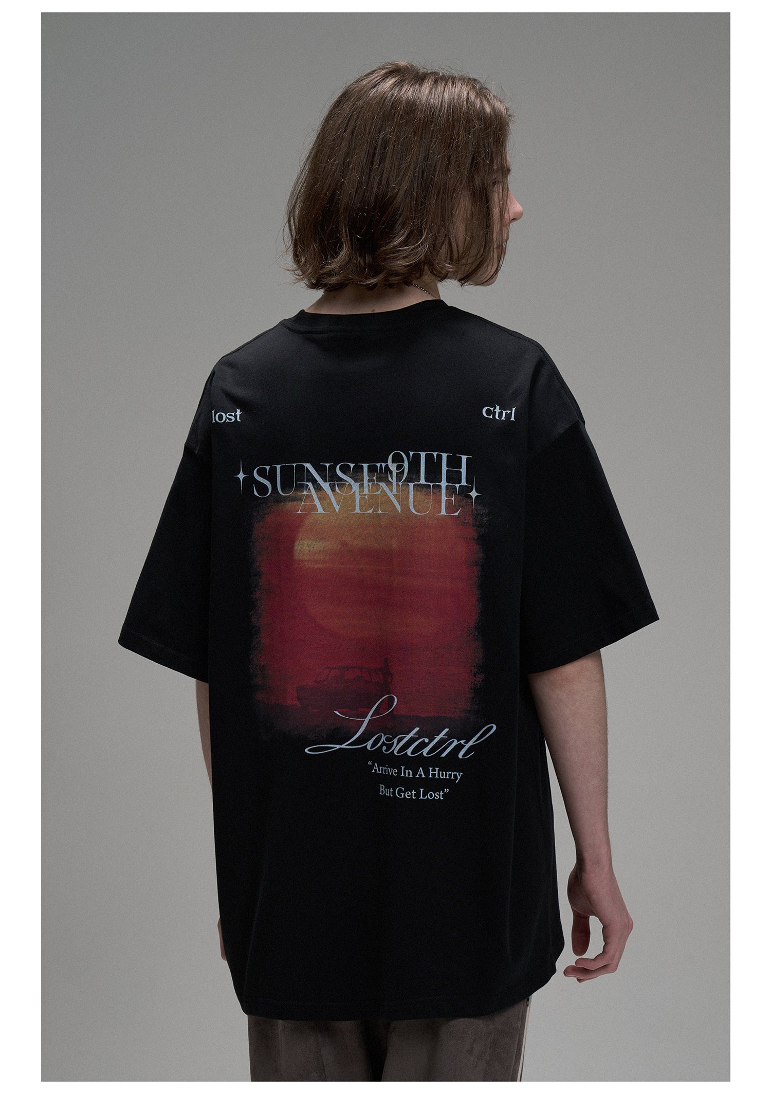 LOSTCTRL Sunset Print Tee