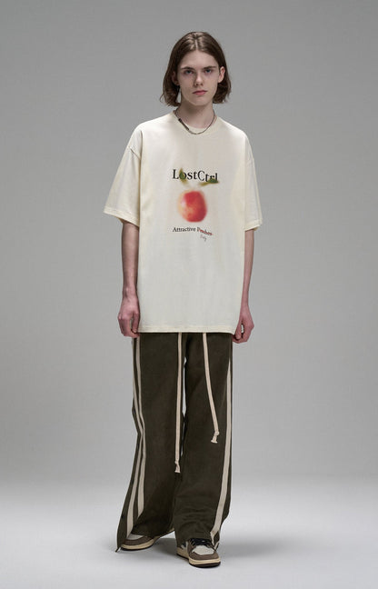 LOSTCTRL A Peach Print Tee