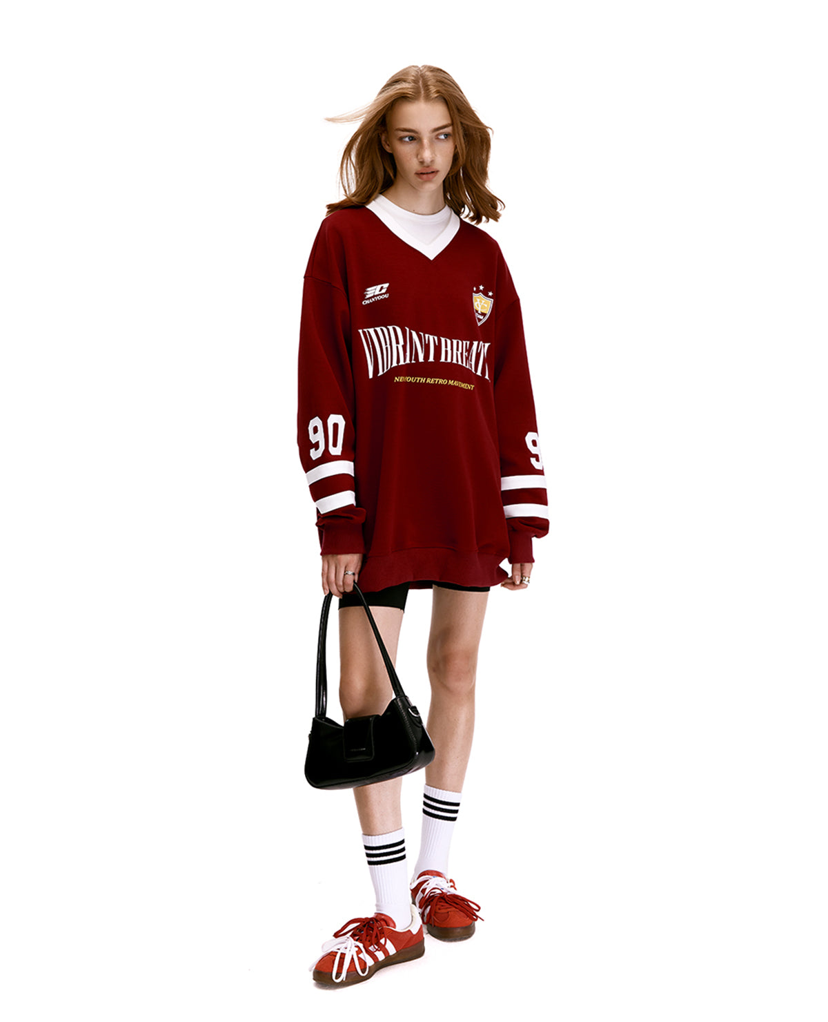 Oversized Blokette Glick Athletic Jersey Shirt