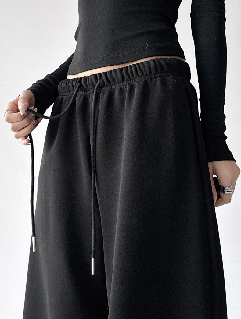 Star Print Fleece-Lined Sweatpants