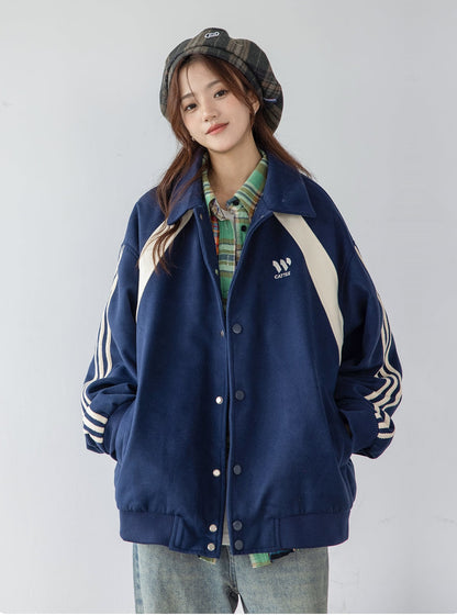 CATTEE Vintage Baseball Jacket