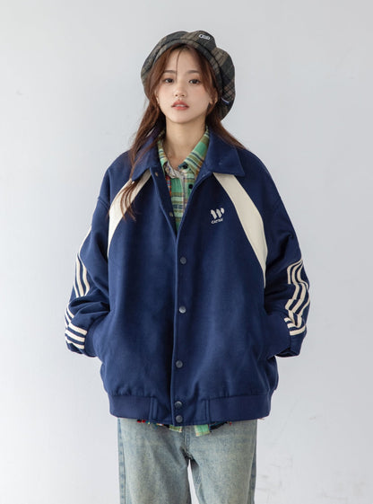 CATTEE Vintage Baseball Jacket