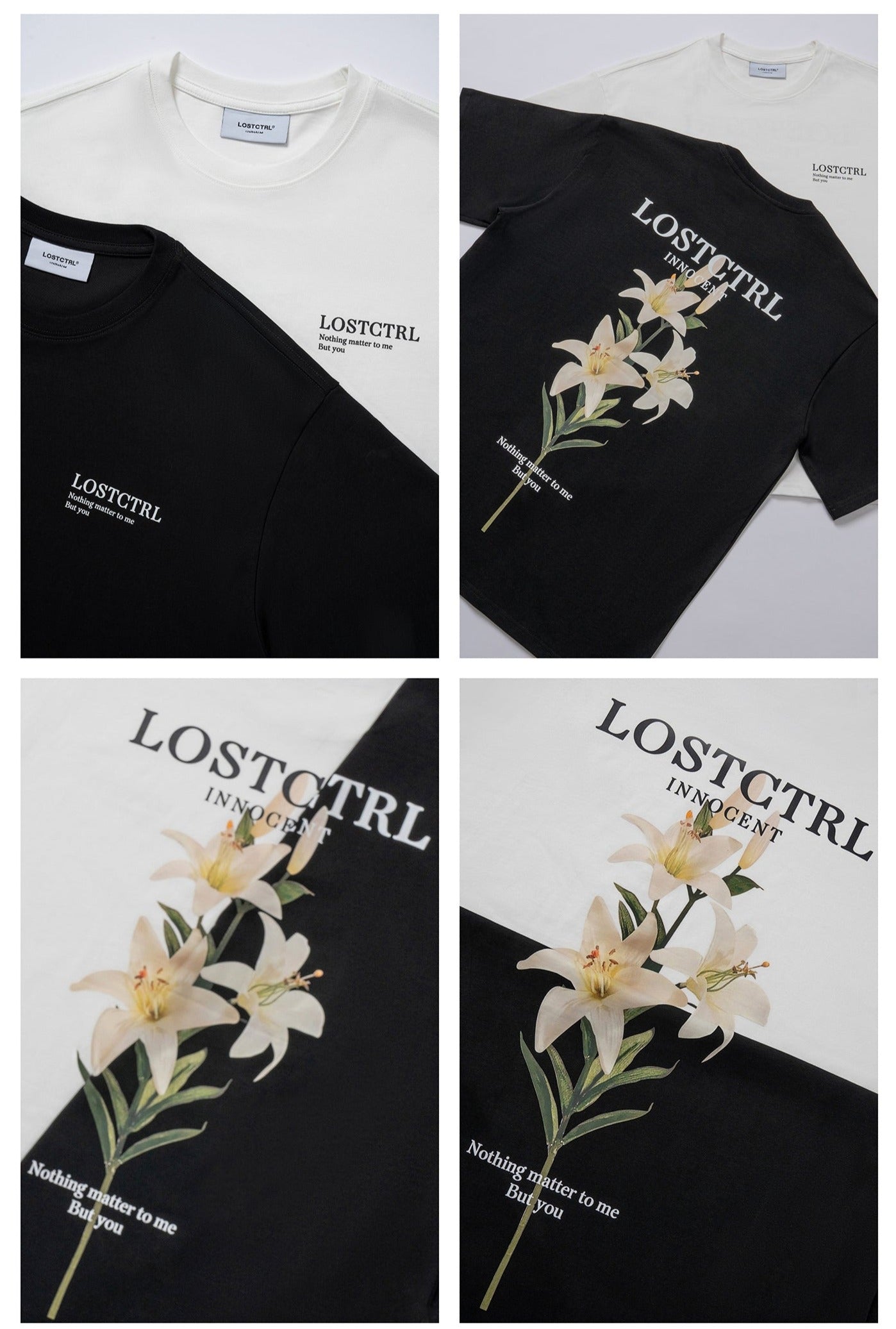 LOSTCTRL Lily Printing Tee