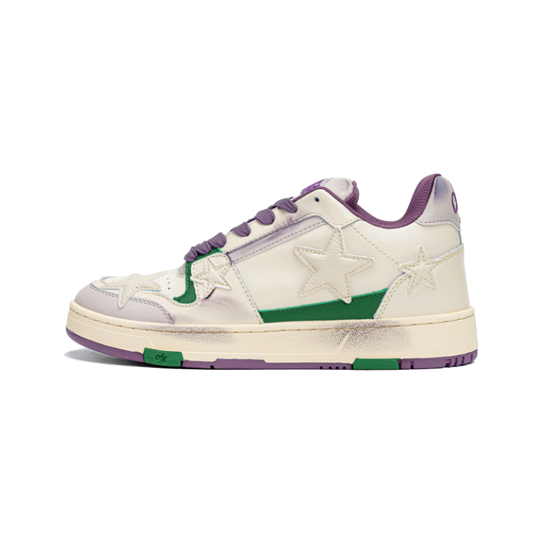 KAALIXTO Purple Star Sneakers