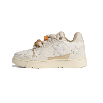 KAALIXTO Beige Star Sneakers