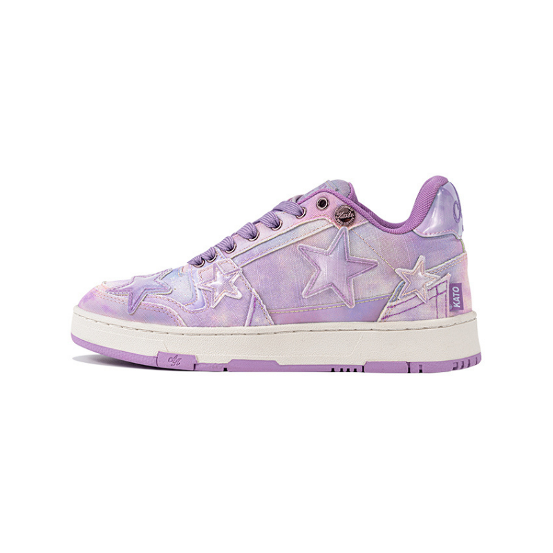 KAALIXTO Starry Purple Star Sneakers