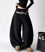 Sherpa Fleece Drawstring Sweatpants