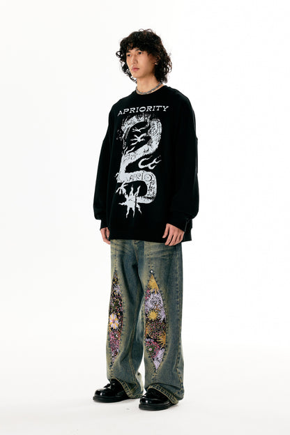 Loong Print Sweatshirt