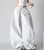 Side-Stripe Wide-Leg Parachute Pants – CT6617