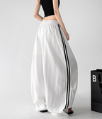 Side Stripe Wide Leg Pants - CT66171