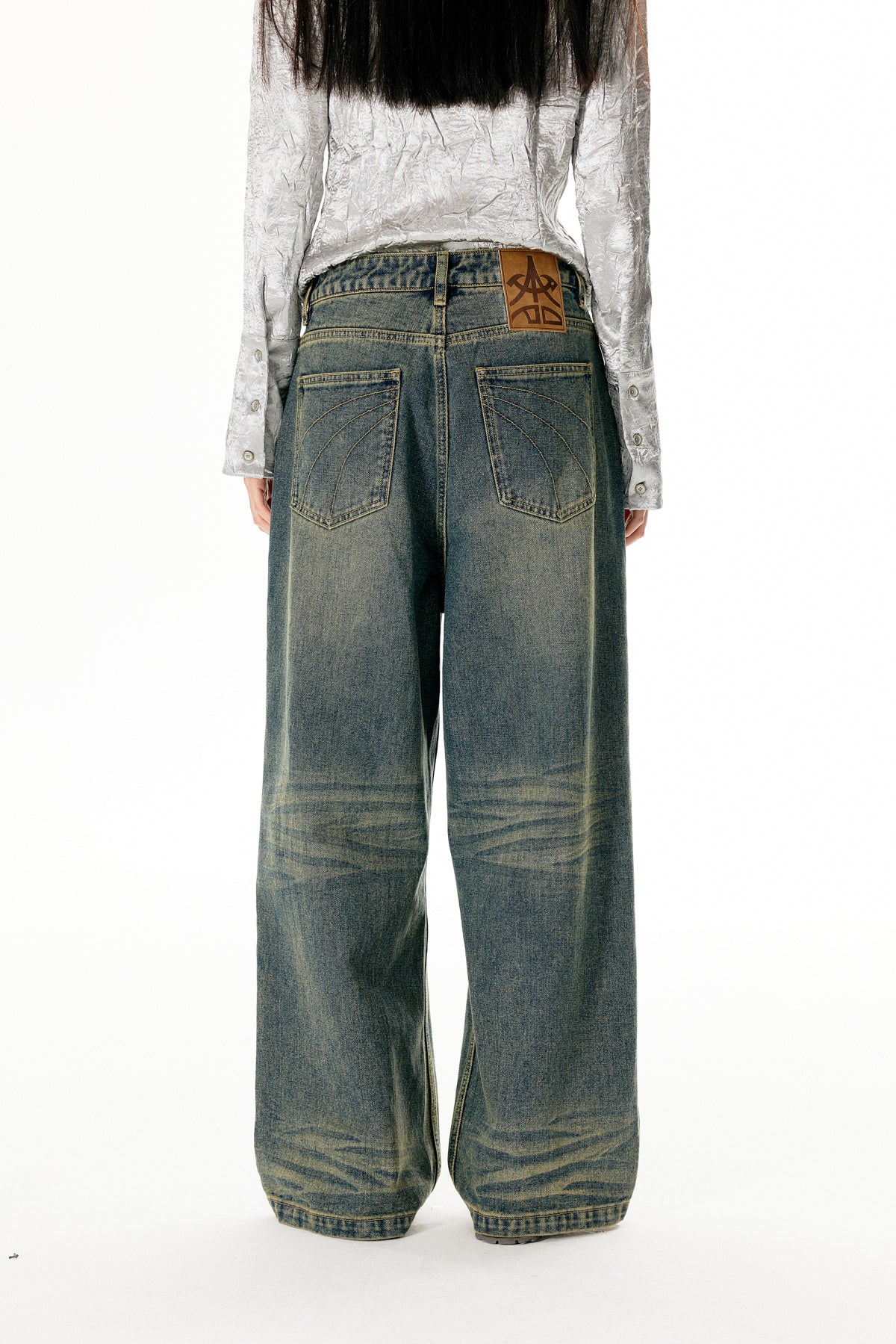 Fireworks Wash Vintage Distressed Denim