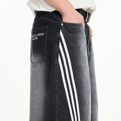 Retro Striped Cargo Jorts