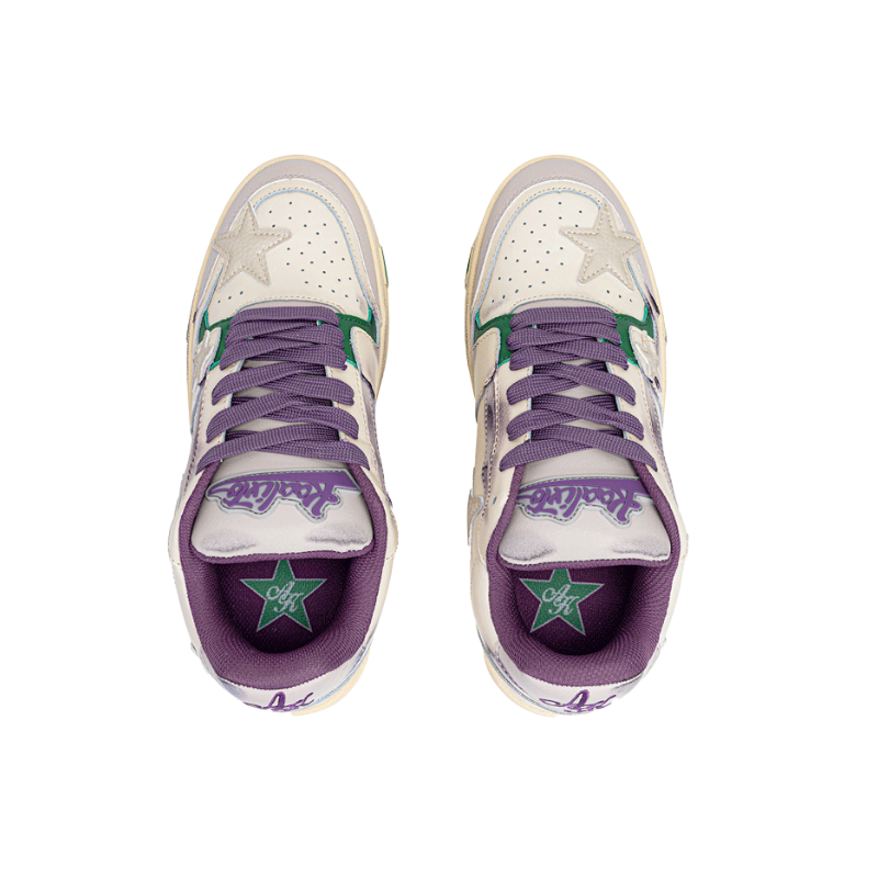 KAALIXTO Purple Star Sneakers