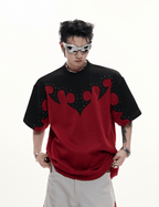 3D Appliqué Rhinestone Tee - COPPING THREADS - ArguE CulturE