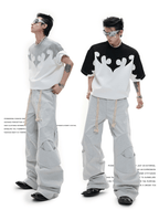 3D Appliqué Rhinestone Tee - COPPING THREADS - ArguE CulturE