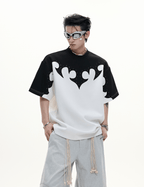 3D Appliqué Rhinestone Tee - COPPING THREADS - ArguE CulturE