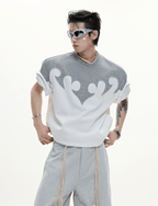 3D Appliqué Rhinestone Tee - COPPING THREADS - ArguE CulturE